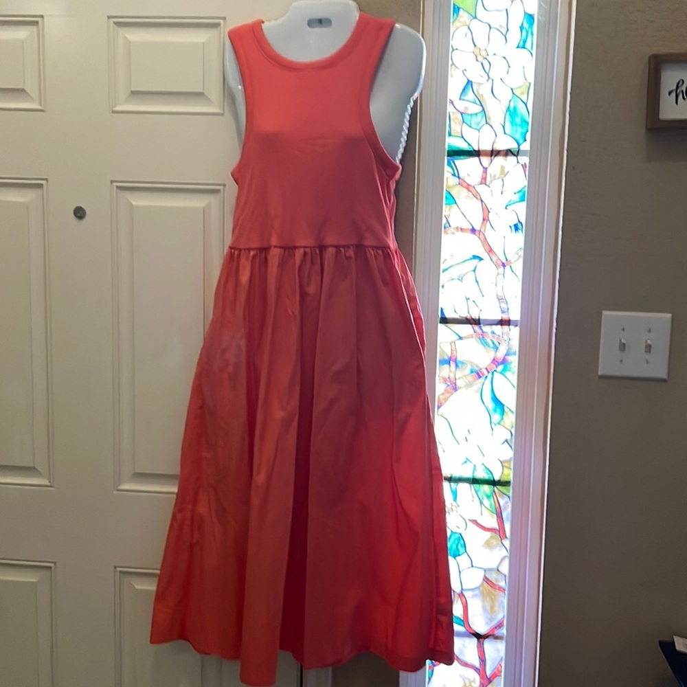 Old Navy pink maxi dress,
XL, worn once.